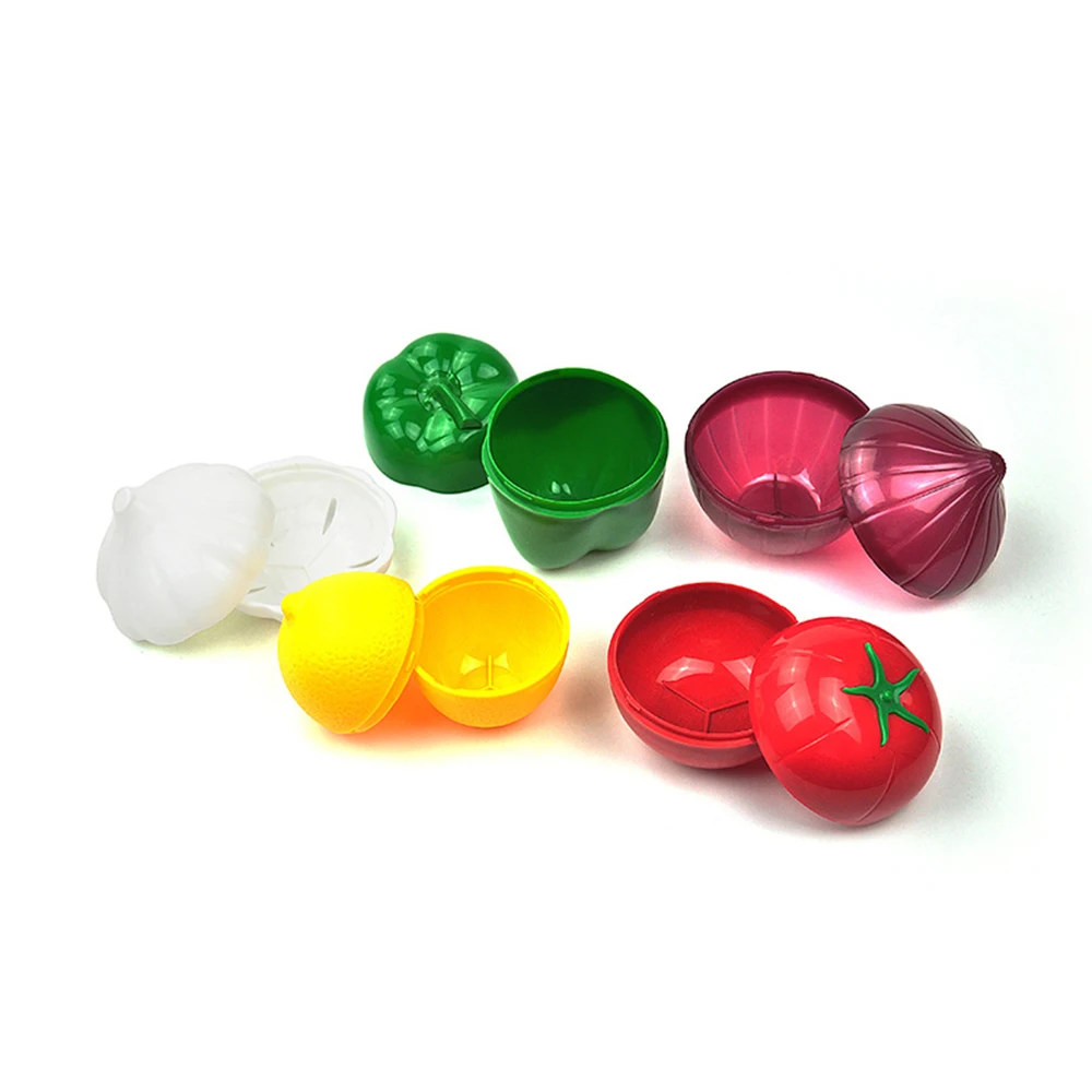

Food Crisper Fruit Vegetable Containers Onion Garlic Lemon Fresh Storage Box Plastic Vegetable Fresh-keeping Box Kitchen Tool