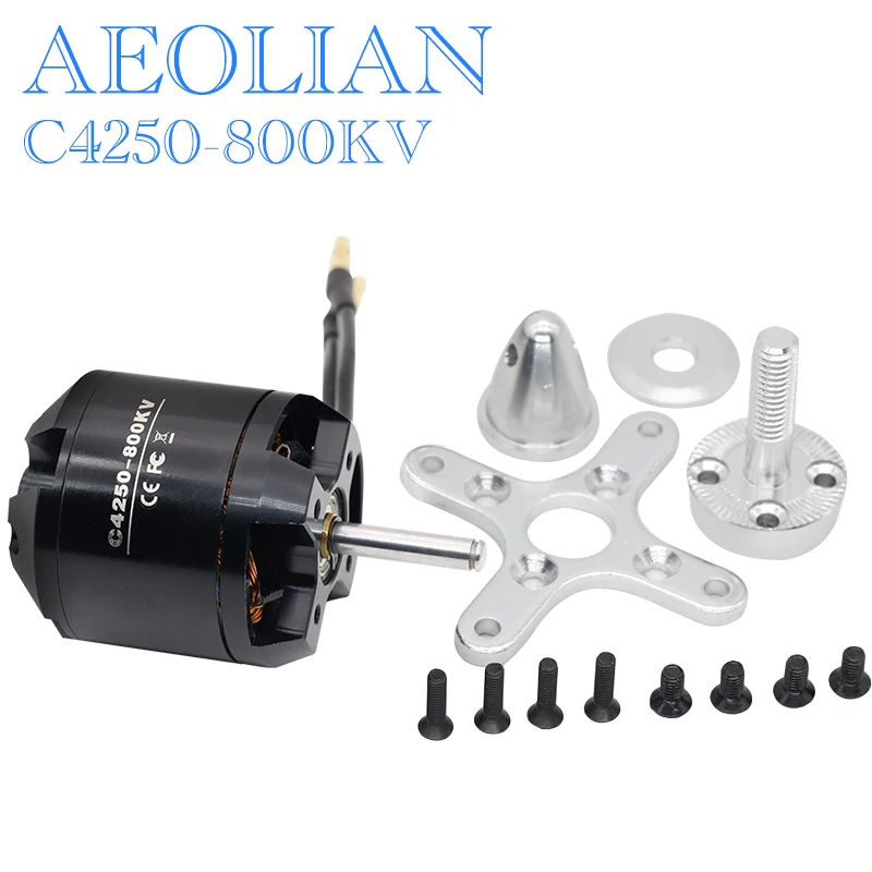 Motor para rc Modelo de Avião Novo Aeolian Outtrunner Brushless C4250 800kv