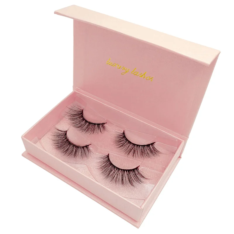 SHIDISHANGPIN#82 16mm 2Pairs natural long 3D false eyelashes make up faux eyelash with box drop shipping