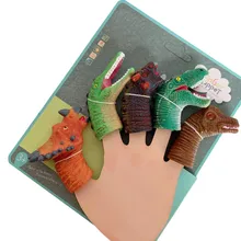 Мини-игрушки для кукол динозавров на палец, подарок для девочки