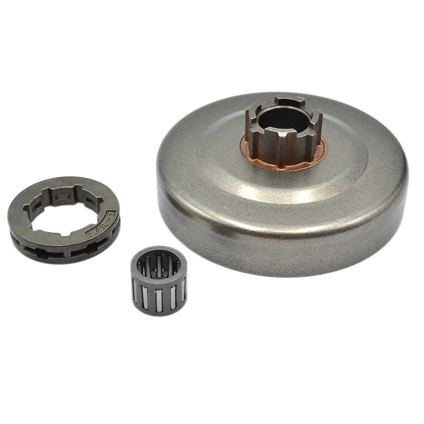 Chainsaw Clutch Drum Rim Sprocket 3/8 7T Needle Bearing Kit For
