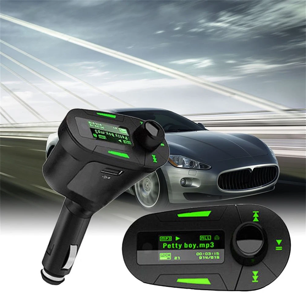 mksup DC 12V 24V Multi functional Car MP3 Player Wireless Music FM Transmitter Modulator USB
