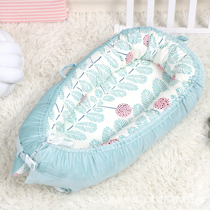 Горячая Распродажа американская детская кроватка для новорожденных маточная кровать фланелевый хлопок бархат фруктовый стиль