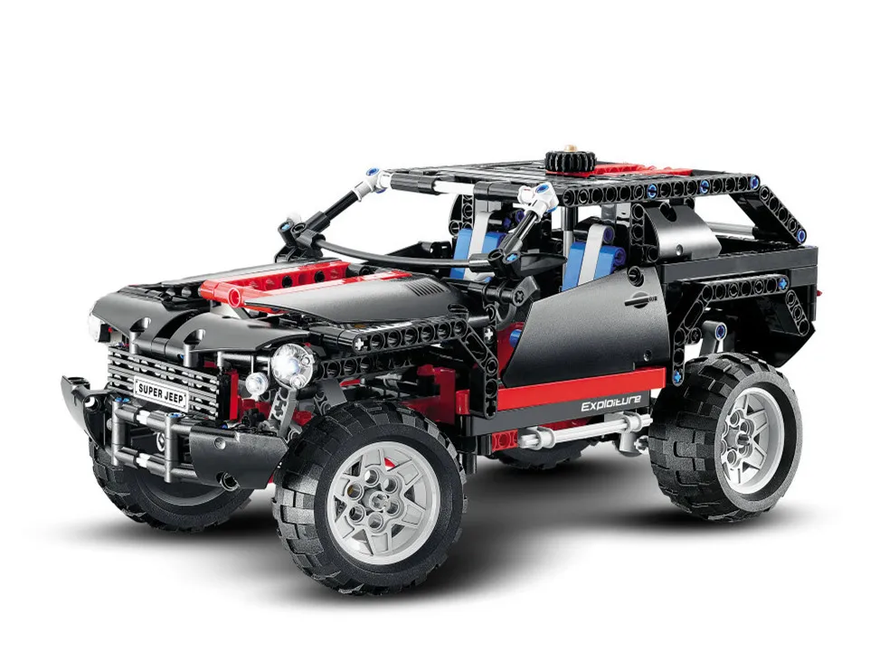 Decool Technic City the Extreme Cruiser SUV Car font b Building b font Blocks kits Bricks
