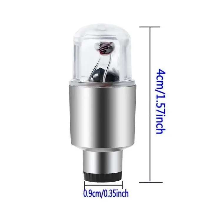 Perfect Spoke Valve LED Lamp Bicycle Cap Motion Firefly Motorcycle Neon 2PCS Tire 5