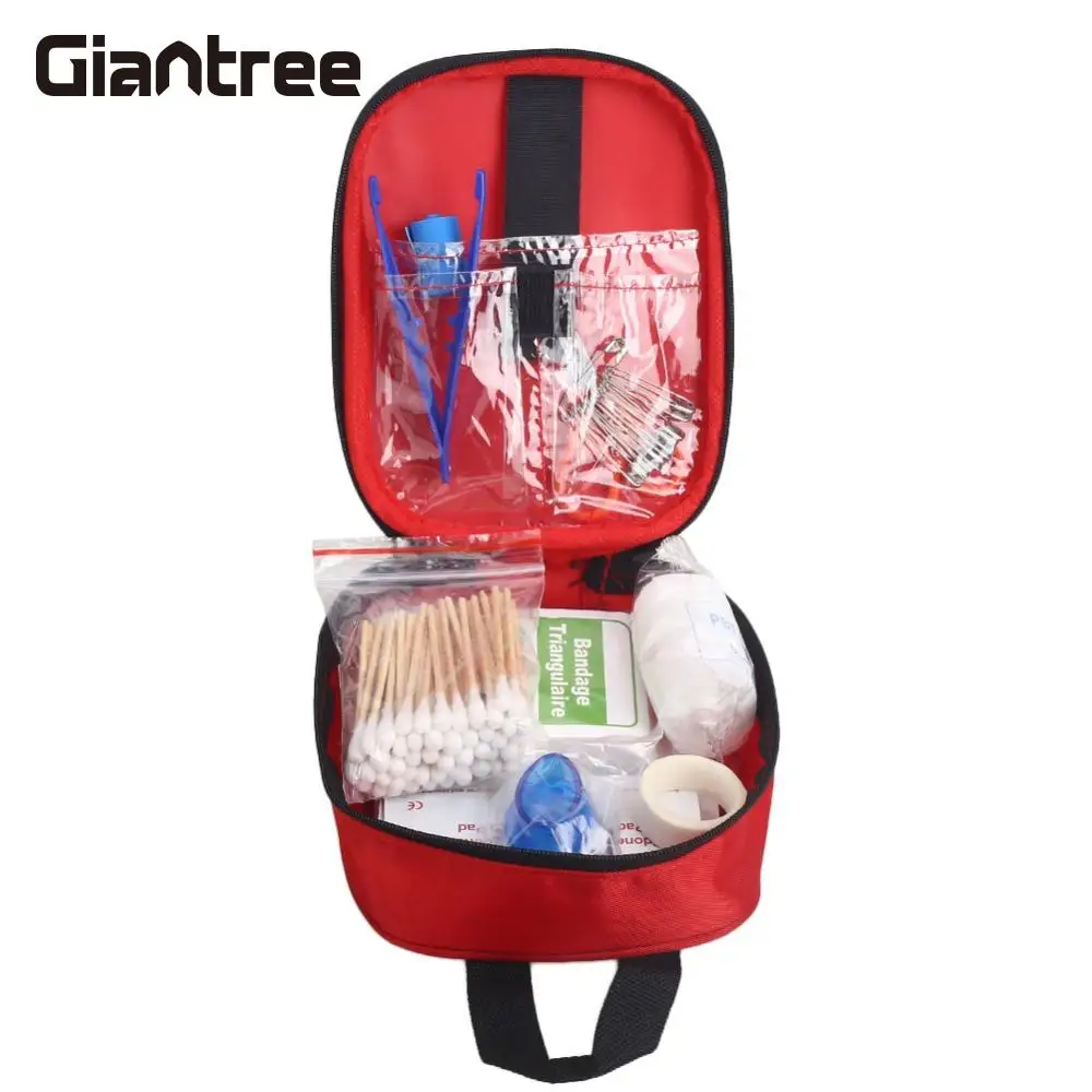 Giantree portable 130 unids/set Primeros Auxilios Médicos bolsa de emergencia ligero camping senderismo Pack tratamiento