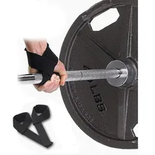 1 pair Weight Lifting belt Straps Hand Barbell Wrist Support Gloves Fitness Gym Lifting belt Wrap