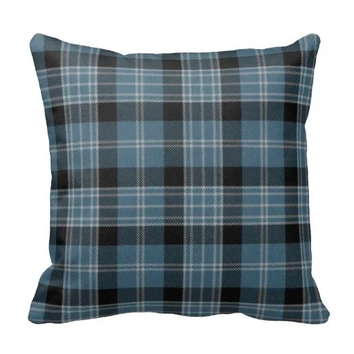 Traditional Clark font b Tartan b font Plaid Pillow Case Size 20 by 20 Free Shipping