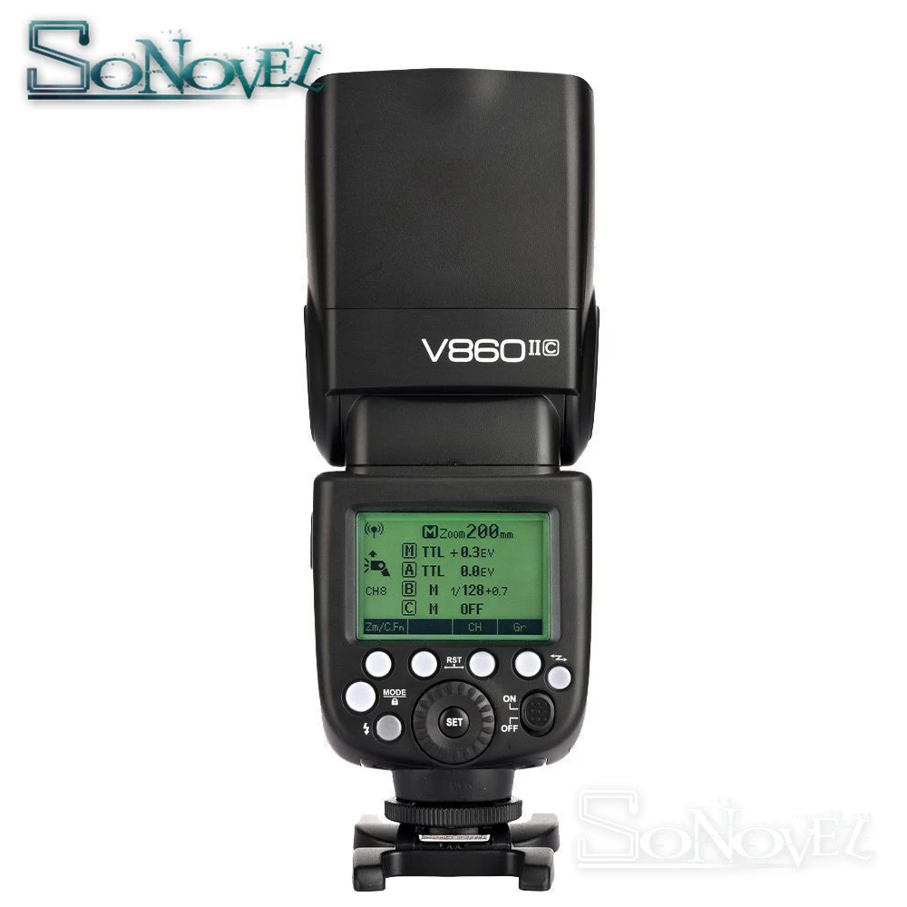 Godox Ving V860II C 2 4G HSS 1/8000 литий ионная батарея TTL вспышка для камеры + беспроводной