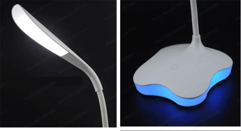 14 светодиодный настольные лампы Night Light USB 3 уровня работы исследование бюро Свет ночники Авто Сенсор lamparas де меса лампы проектора