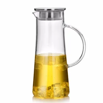

2017 1.5L Heat - resistant thicker water bottle cold kettle large capacity open water bottle