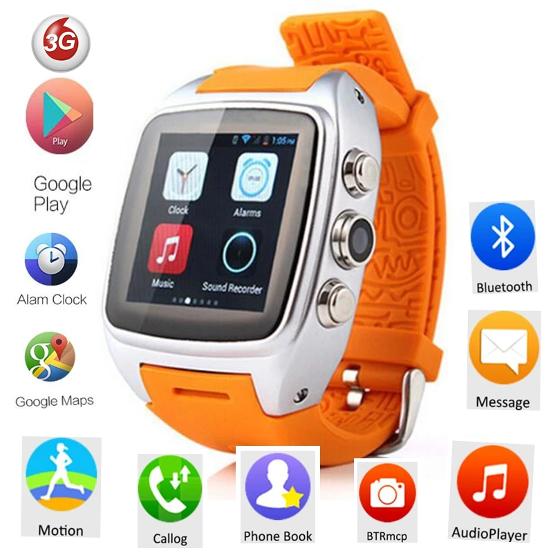 kw 9x android 5.1 bluetooth smartwatch