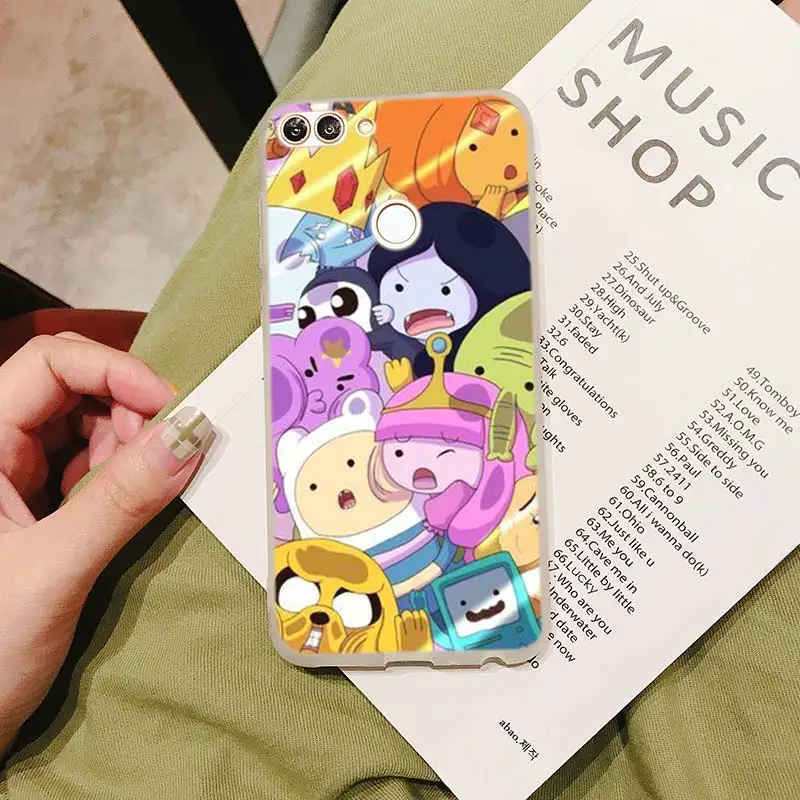 Силиконовый чехол для телефона Adventure Time Finn Jake для huawei P Smart Plus P30 P20 P10 P9 P8 Lite mate 20 10 Pro Lite Nova 3i Cov