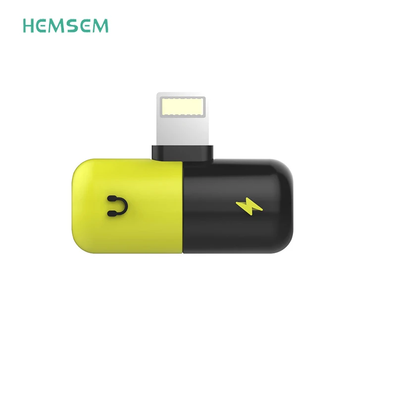 

Mini 2 in 1 Audio Adapter For iPhone X 8 8 Plus 7 7Plus Charging Charger Cable Headphone Converter For IOS Mobile Phone Adapter