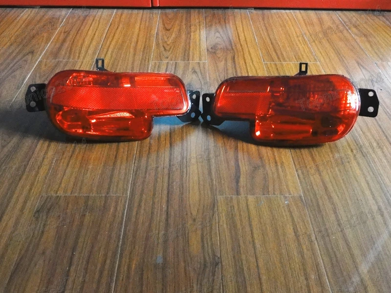 1Pair Rear Bumper Fog Lights Tail Bumper Lamps For Peugeot 408 2011