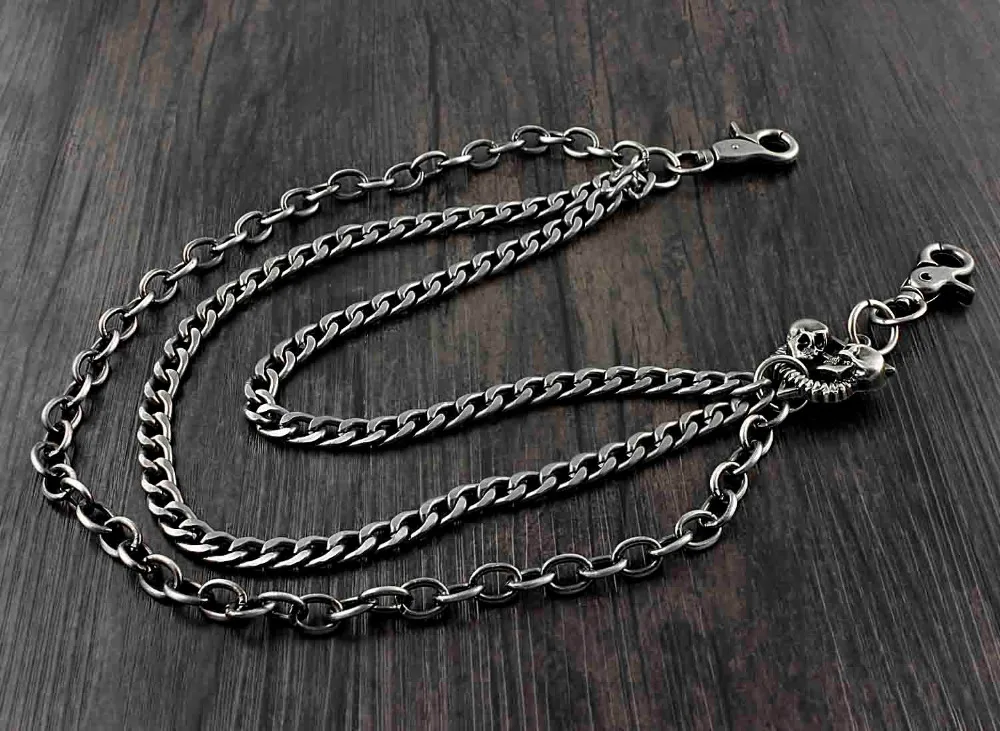 Men's Vintage Biker Punk Trucker Anti Theft lose Wallet Chain Jean Pant Long YL-56 | Украшения и аксессуары