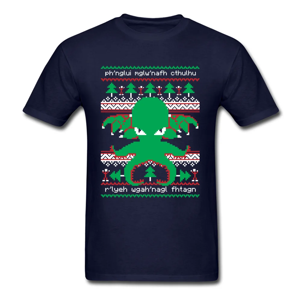 Cthulhu Cultist Christmas Santa_navy