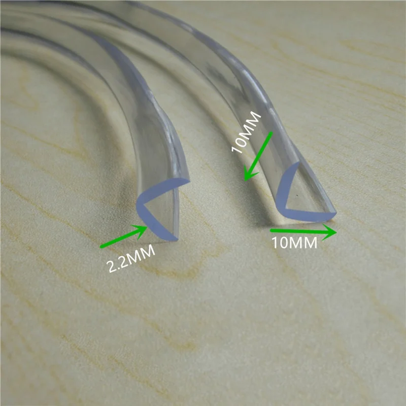 100 см детский Настольный протектор для уголков для мебели Защитные Мягкие силиконовые крышки мебель стены края бампера полосы Угловой протектор