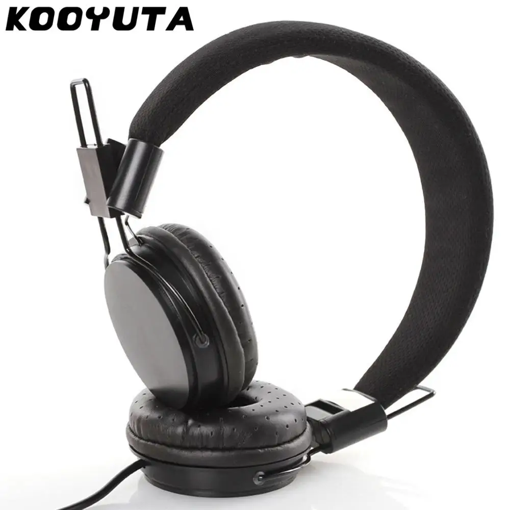 

KOOYUTA Fashion Cute Earphones Candy Color Foldable Kids Headband Earphone Wired Music Headphones with Mic for Smartphone MP4/3