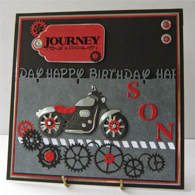 

Naifumodo Letter Metal Cutting Dies Scrapbooking for Card Making DIY Embossing Cuts 2019 New Craft Happy Birthday Line Dies