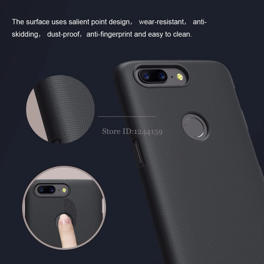 Чехол для Oneplus 5T чехол NILLKIN Super Frosted Shield матовая задняя крышка с подарком|case oneplus|case