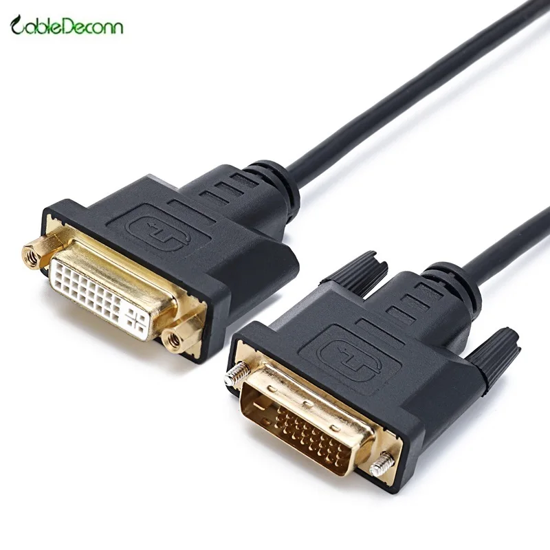 Удлинительный кабель DVI F к M DVI/I 24 + 5 DVI/D 1 папа гнезду|extension cable|dvi to dvidvi dvi |