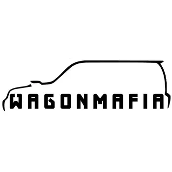 

17.8CM*5.2CM Forester Wagon Mafia Decal Sticker - JDM Car Styling Accessories Car Sticker Black Sliver C8-1030