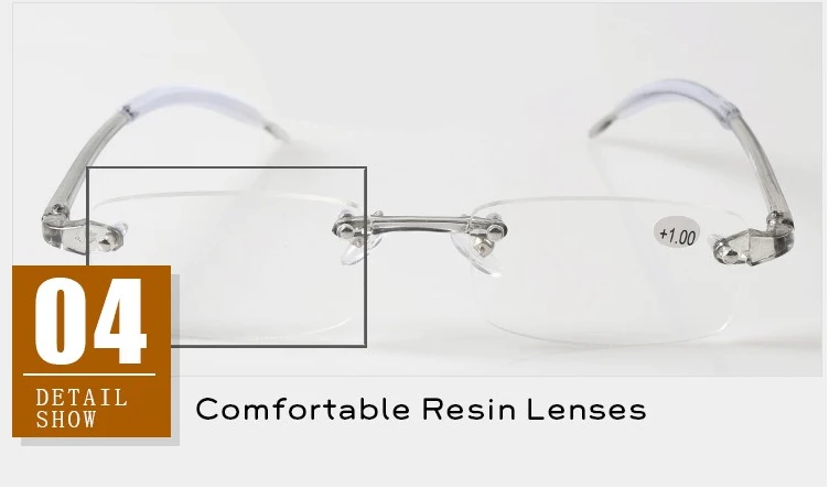 Без оправы ультра-легкие очки для чтения Ретро удобные Для мужчин Для женщин TR90 чтения очки дальнозоркостью очки высокое качество+ 1,0-+ 4,0