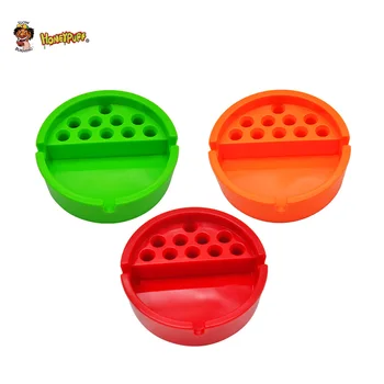 

HONEYPUFF ABS Plastic Cigarette Smoking Cup Ashtray Ash Holder Snuff With 10pcs Cigarette Storage Hole Car smoke Ash Holder