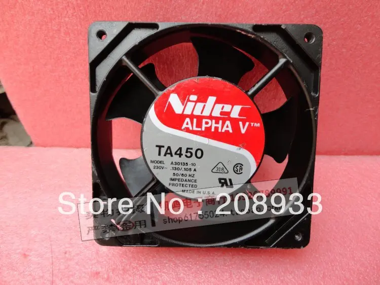 Для Nidec TA450 A30135 10 230V 0 13 12 cm 038 шкаф промышленные вентиляторы + вентилятор