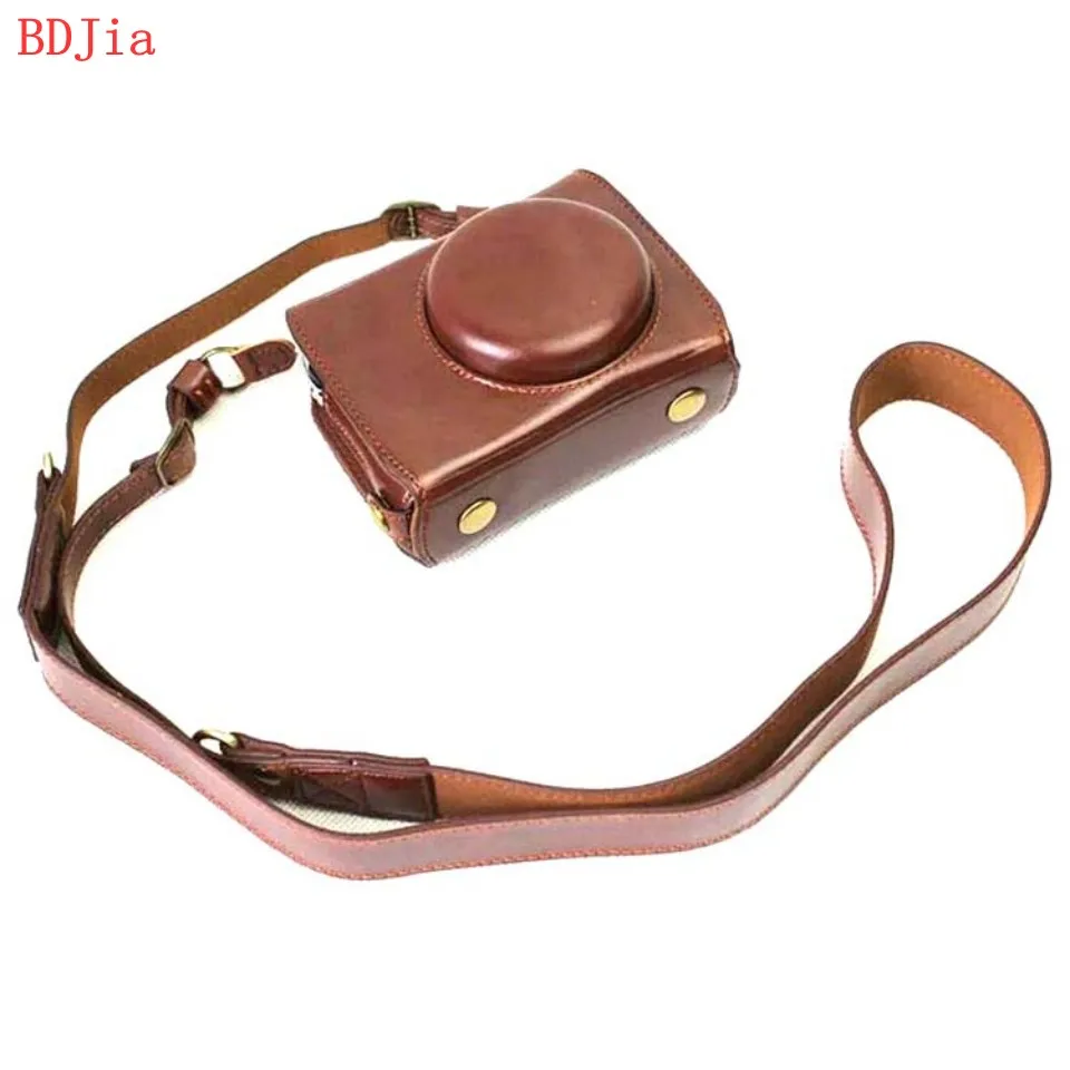 New Luxury Leather Camera Case For Panasonic LX10 Digital Camera PU