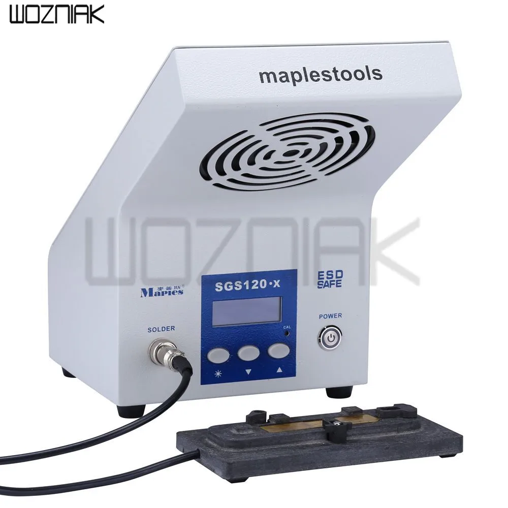  SGS120X Desoldering Rework Station Solder Platform With Smoking Device For IPhone Motherboard CPU C