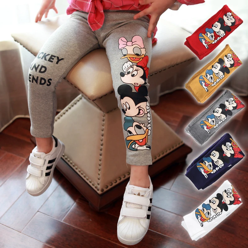 2018 Spring Autumn Baby Girls Leggings Pant Cartoon Mickey Minnie Kids Pants Elastic Waist Children Leggings Girls Casual Pants 2018 Spring Autumn Baby Girls Leggings Pant Cartoon Mickey Minnie Kids Pants Elastic Waist Children Leggings Girls Casual Pants