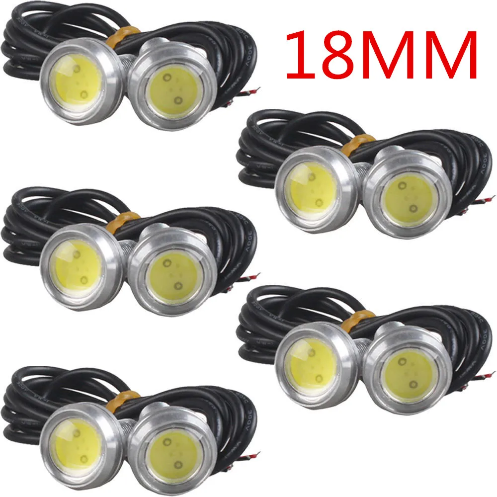CYAN SOIL BAY 10X LED Eagle Eye White Light Daytime Running DRL Tail Light Car Auto