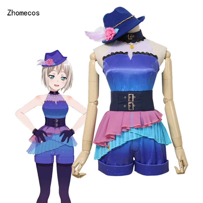 Zhomecos Amine BanG Dream Afterglow Aoba Moka маскарадный костюм y.o.l полный комплект для косплея |