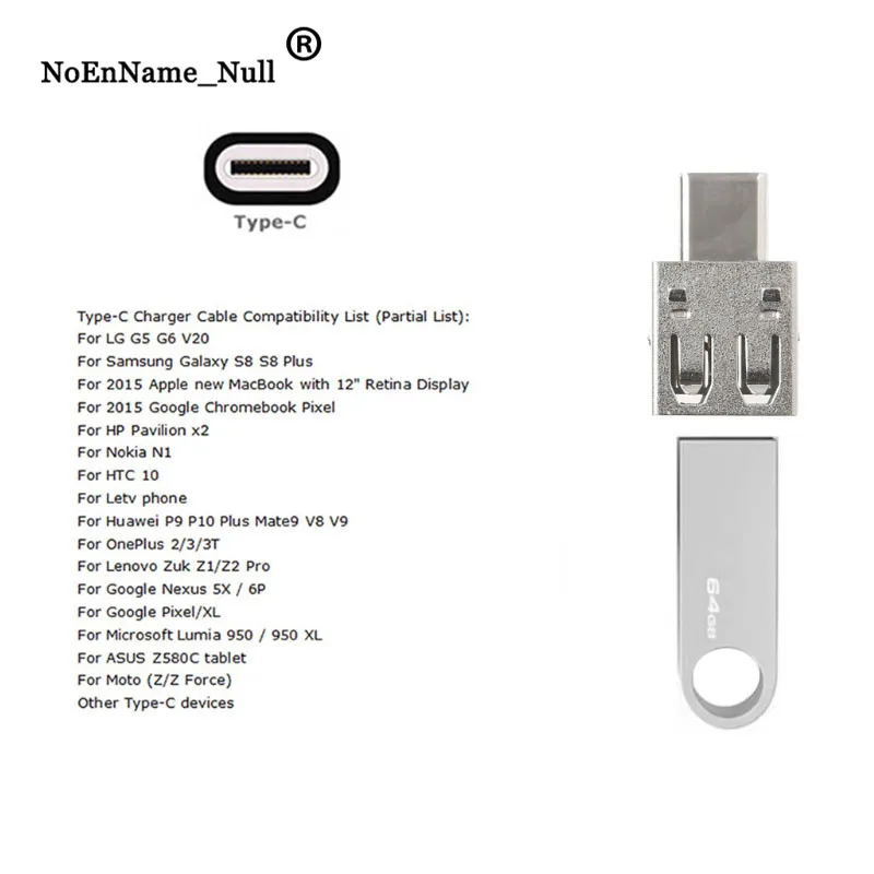 

Type C To USB 2.0 Hub Converter OTG Adapter for Macbook Samsung S9 S8 Xiaomi 5 6 dropshipping
