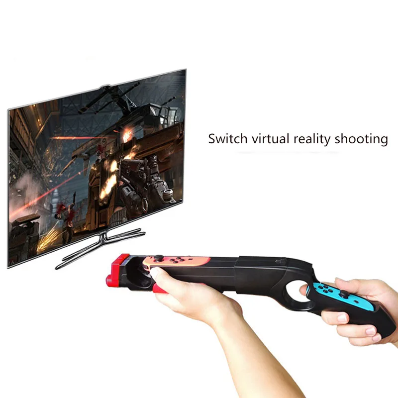 

For Nintend Switch NS Joy-con Games Peripherals Sense Shooting Gun Handle Joystick Holder for Nintendo Switch Controller