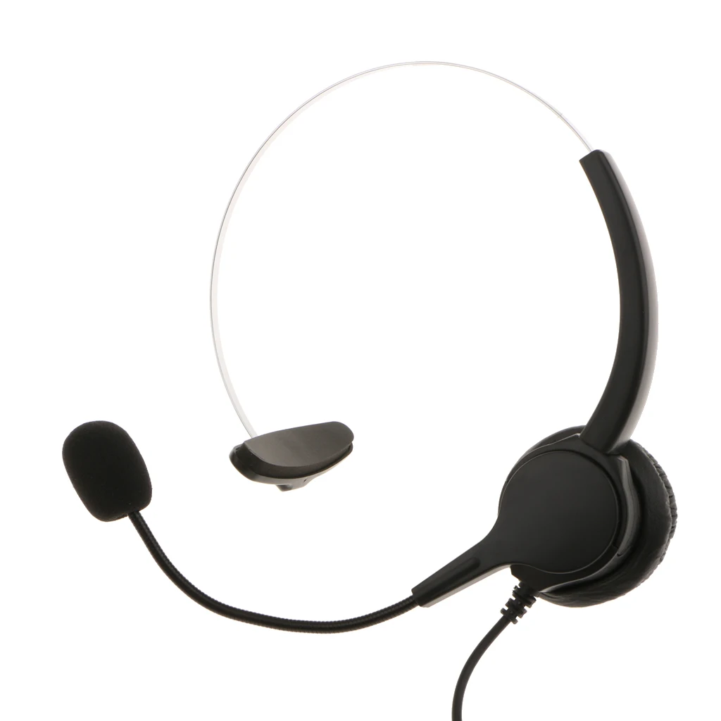 VH500 Office Call Centre Customer Service Corded Headset Headphone with Microphone RJ9 Plug