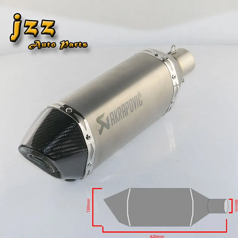 JZZ AKRAPOVIC THERMAL EXHAUST TAPE UNIVERSAL MOTORCYCLE MUFFLER