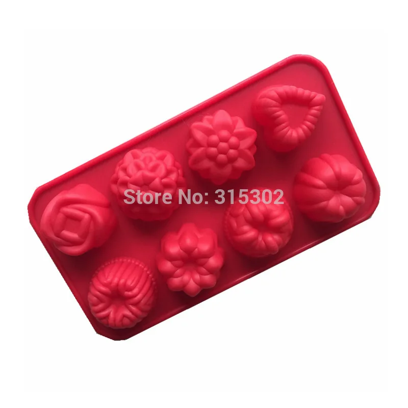 Silicone Flower Small Cupcake Mould Ice Mould FDA Certificated Jelly
