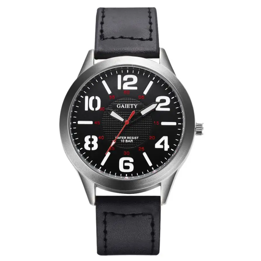 

Male Fashion Pattern Quartz Watch Leather Strap Belt Table Watches mens watches top brand luxury automatic mechanical Wristwatch