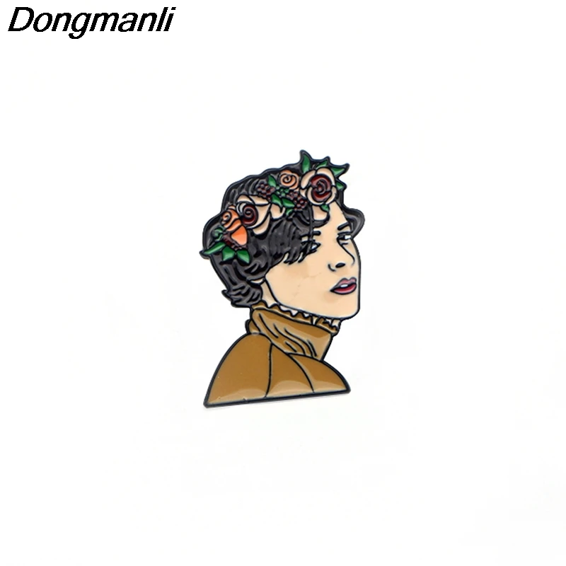 

P3151 Dongmanli United Kingdom Male Singer Metal Enamel Pins and Brooches for Women Men Lapel Pin Backpack Bags Hat Badge