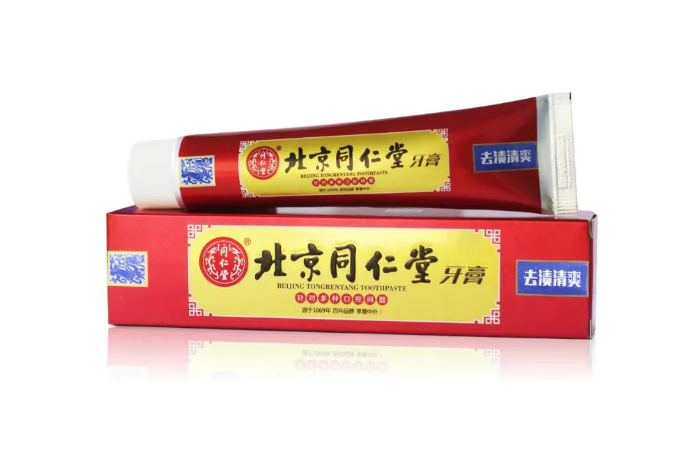 

2016 Tongrentang Traditional Herbal Toothpaste Dendrobium Candidum Eliminate Stain Keep Fresh Breath