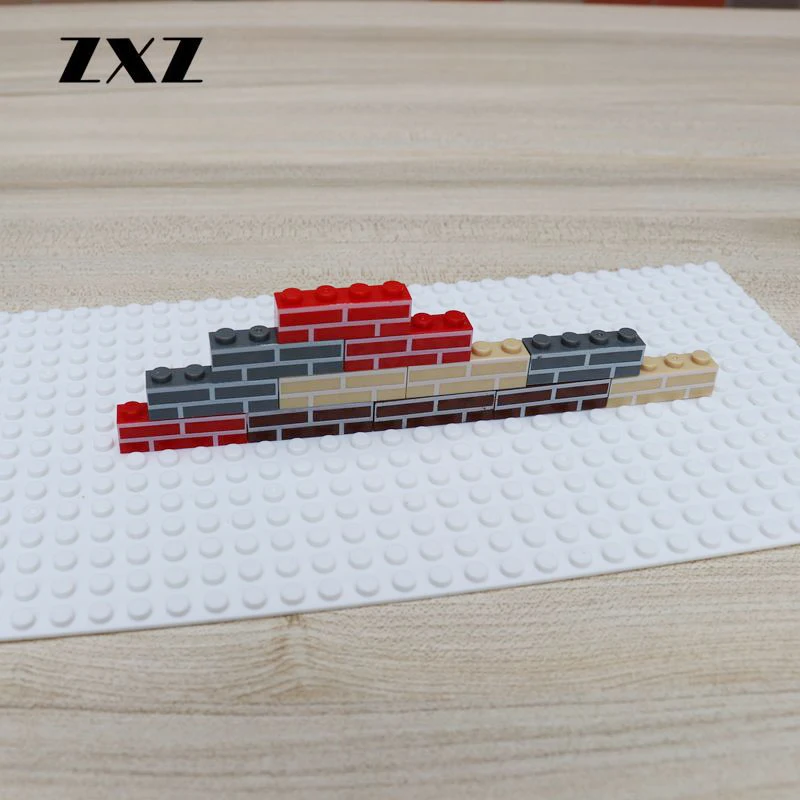 

ZXZ 300pcs/lot Wall Bricks House Accessory DIY Building Blocks Set For Kids Educational Toy Compatible With Legoes