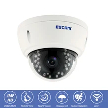 Escam QD420 Outdoor IP66 Waterproof CCTV Surveillance Wifi IP Camera 4MP Onvif P2P IR Night Vision Wireless Security Dome Camera