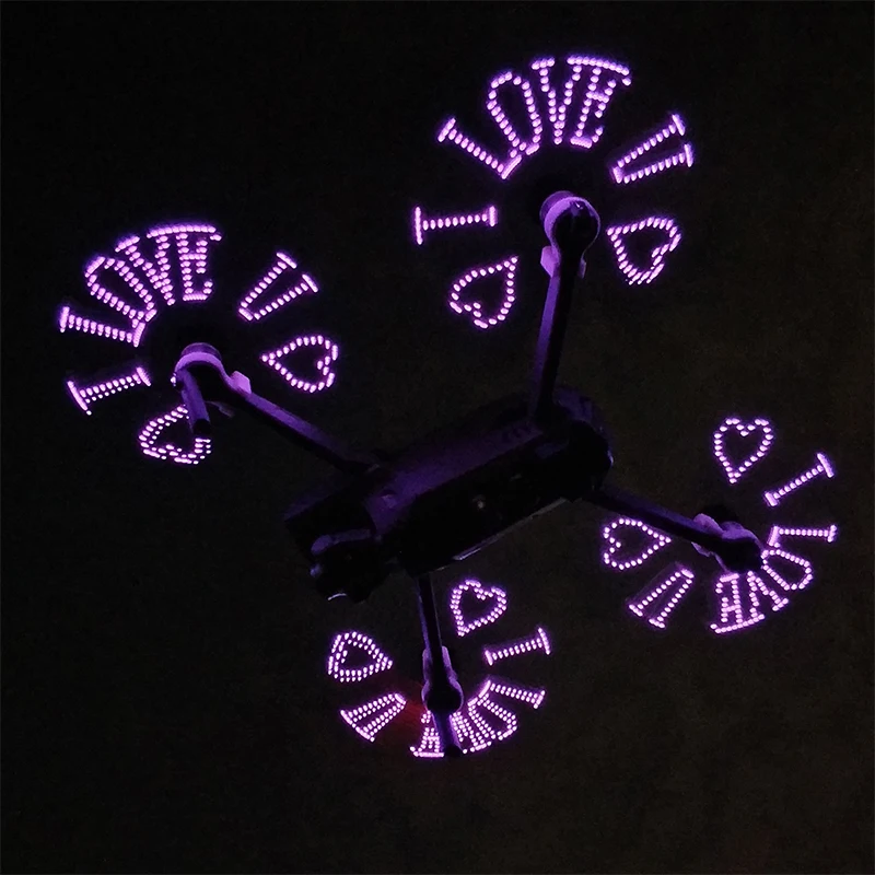 Low Noise Propeller  LED light Flashing Blade Prop Propellers for DJI mavic 2 pro Zoom Drone Accessories 1 (35)