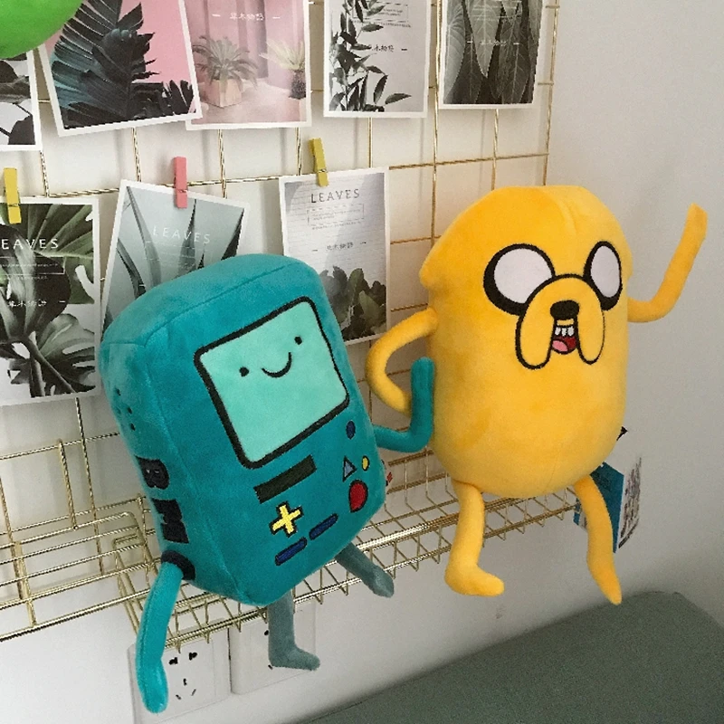 Мультфильм Adventure Time плюшевые игрушки животных Джейк пингвин пистолет Финн Beemo BMO