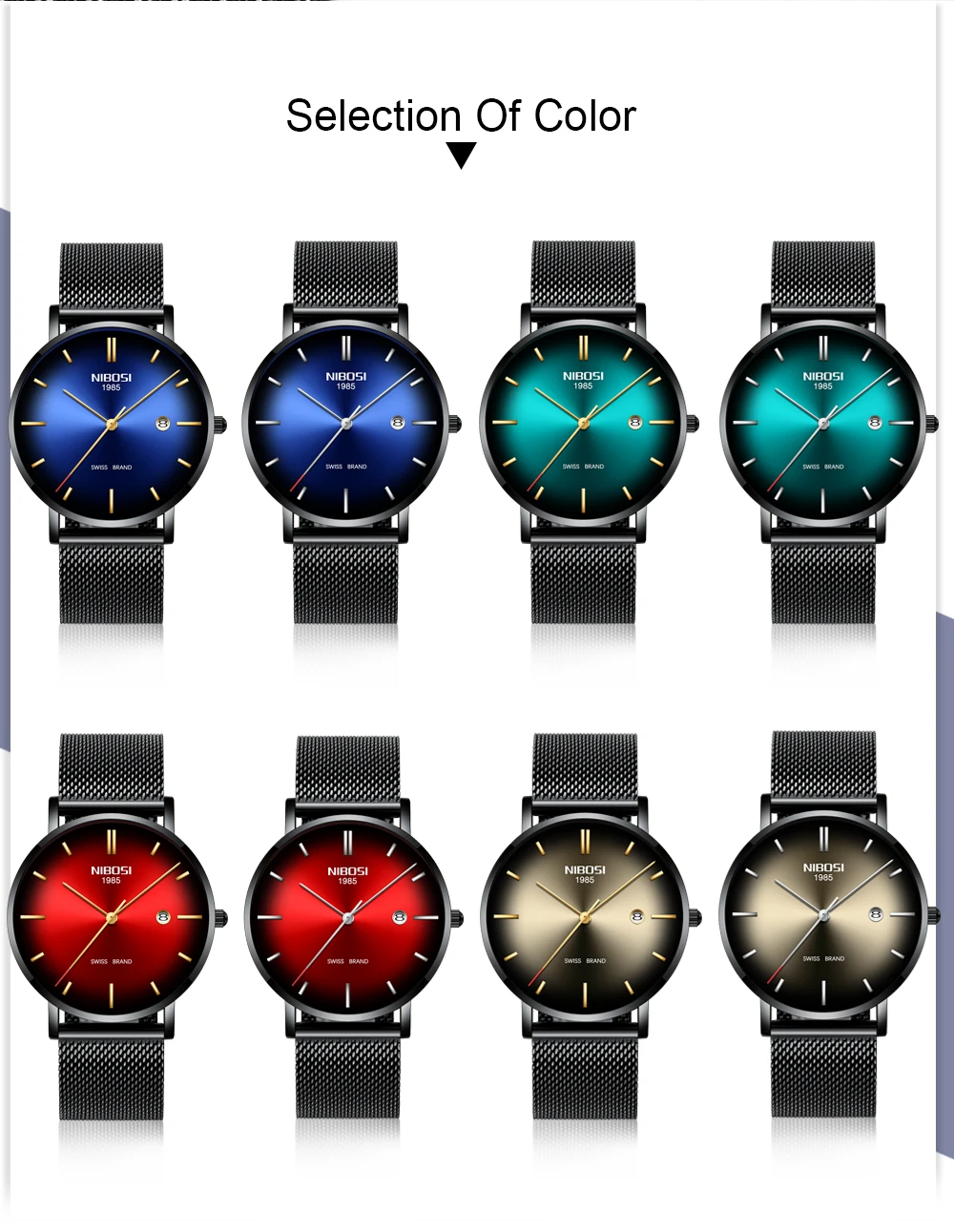 Men's Chronograph Waterproof Date Creative Watch NIBOSI Luxury Brand Men's Quartz Watch Relogio Masculino      (9)