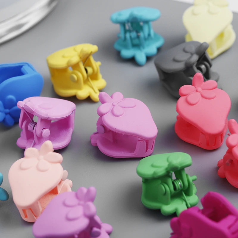 20pcs Small Crab Hair Clips Clamp Children Baby Barrette Color Crown Flower Rabbit Jaw Hair Accessories Clip Pins Girls Hairpin