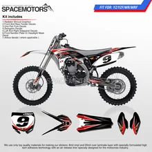 MX graphics комплект для мото rcycle MX dirt bike YZF YZ WR WRF YZ F X 96-15 3 м Наклейка виниловая 125 250 426 cc mx fmx super moto